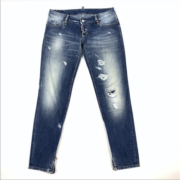 dsquared2 jeans with zip